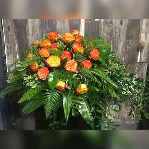 Graceful Garden Casket Spray