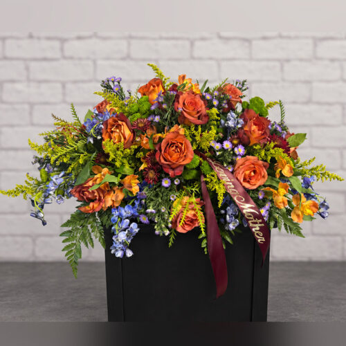Fall Expressions Casket Spray